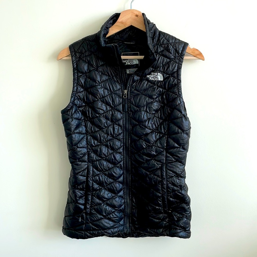 The North Face Black Quilted Vest